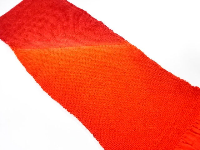 正絹　振袖用　絞り　帯揚げ